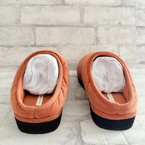 NWB Loeffler Randall Corduroy Otto Puffer Slipper Slip-On Mules Sz 9B