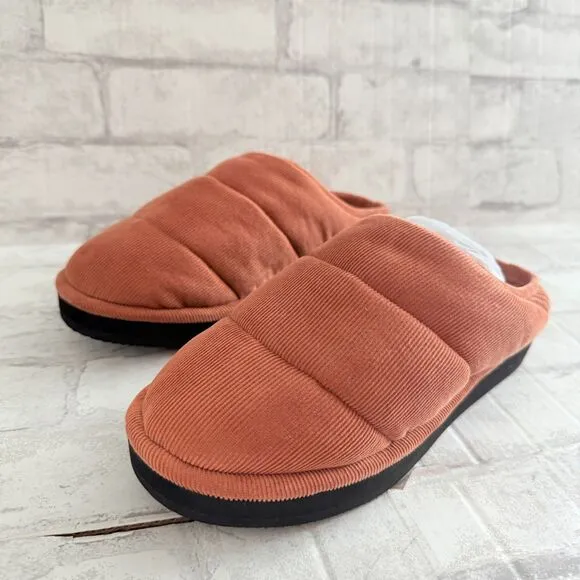 NWB Loeffler Randall Corduroy Otto Puffer Slipper Slip-On Mules Sz 9B