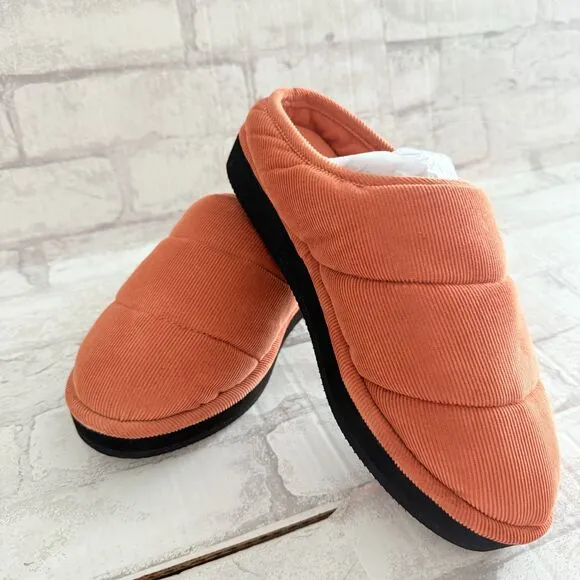 NWB Loeffler Randall Corduroy Otto Puffer Slipper Slip-On Mules Sz 9B