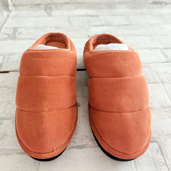 NWB Loeffler Randall Corduroy Otto Puffer Slipper Slip-On Mules Sz 9B
