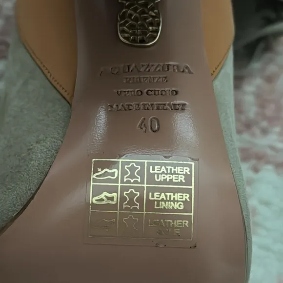 NWOB - Aquazurra Tan suede short boots. Size 40IT Made in Italy Duster incl