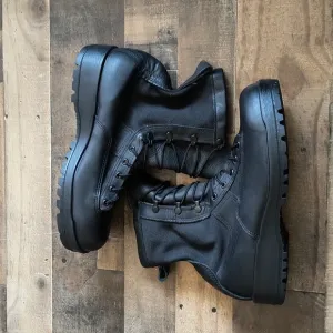 NWOT Belleville 700V Black Leather Waterproof Duty Boots Sz 10.5 Wide Men
