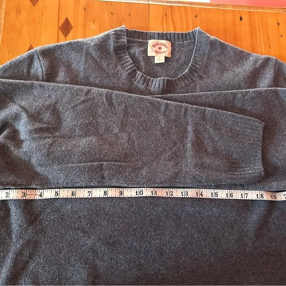 NWOT 💙 Blue Brooks Brothers 100% Wool Crewneck sweater, size Large