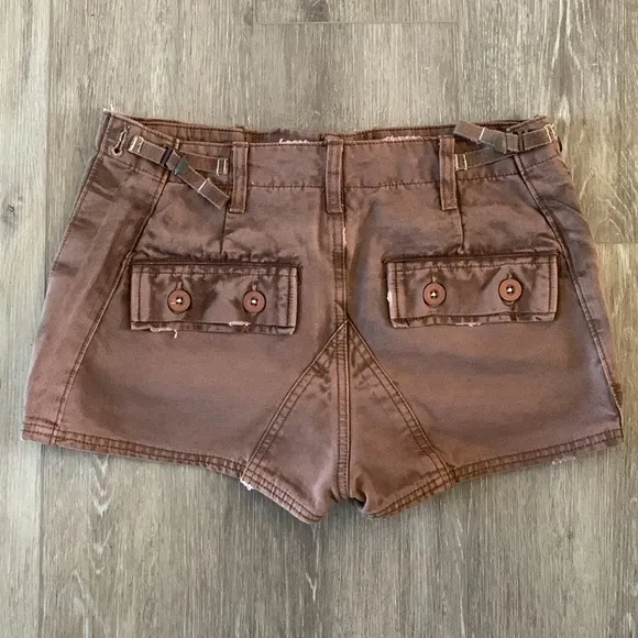 NWOT FREE PEOPLE All Yours Micro Shorts Chocolate Brown