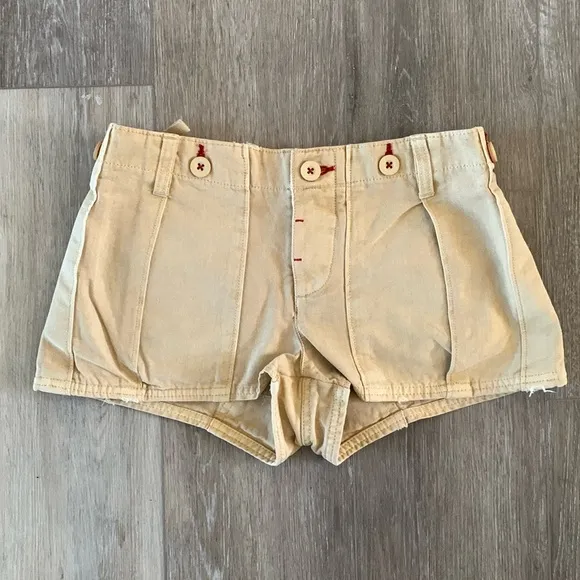 NWOT FREE PEOPLE All Yours Micro Shorts Neutral Tan