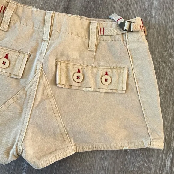 NWOT FREE PEOPLE All Yours Micro Shorts Neutral Tan
