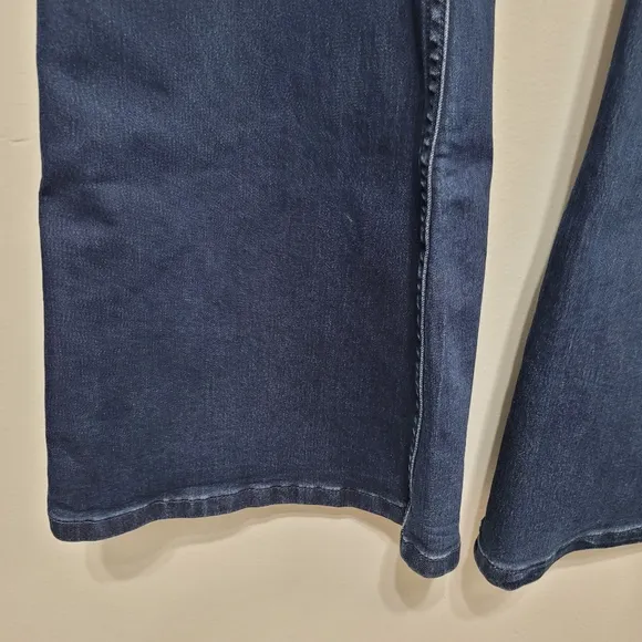 NWOT! Free People Penny Pull On Blue Flare Bell Bottom Jeans