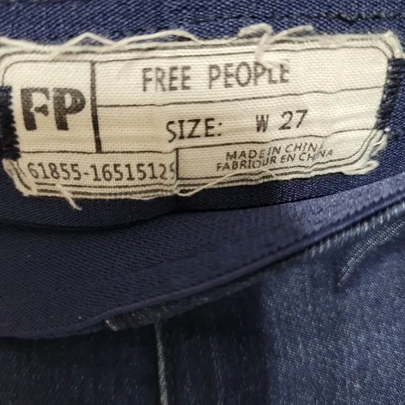 NWOT! Free People Penny Pull On Blue Flare Bell Bottom Jeans