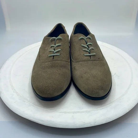 NWOT KR3W - MENS MCKINLEY GREY OILED SUEDE SHOES
