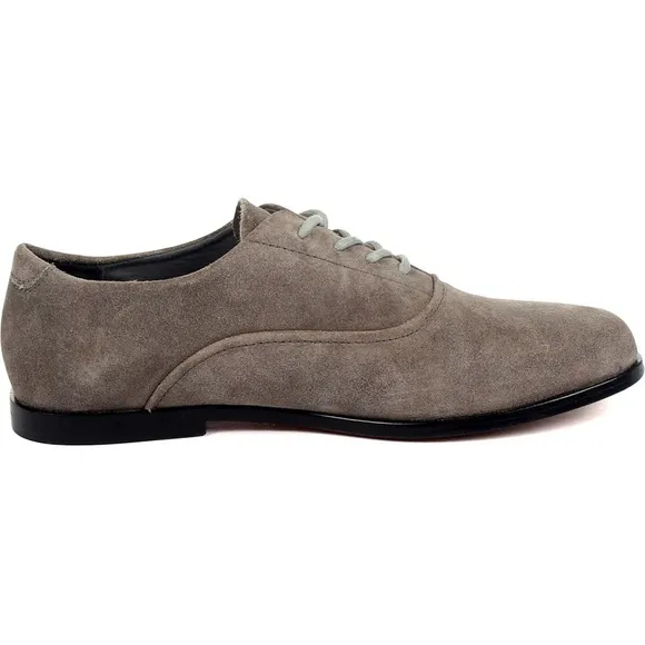 NWOT KR3W - MENS MCKINLEY GREY OILED SUEDE SHOES