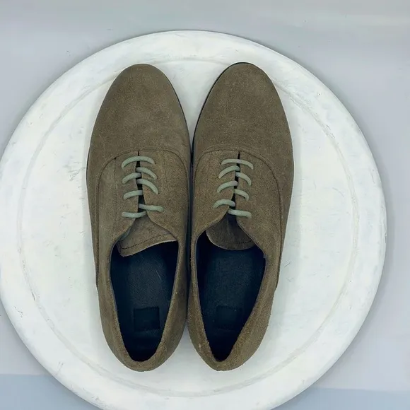 NWOT KR3W - MENS MCKINLEY GREY OILED SUEDE SHOES