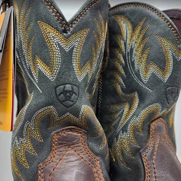 NWOT men's 8.5W Ariat Sierra steel toe safety work boots square toe 8.5 Wide