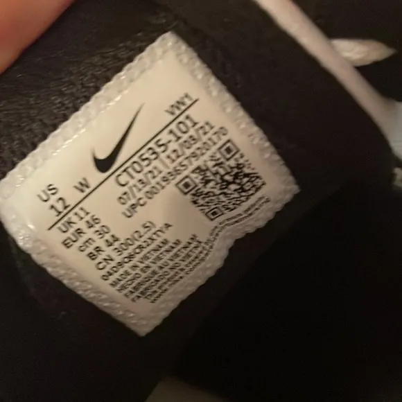 🌧⛳️🏌️NWOT Nike waterproof Black/White Infinity G Golf shoes