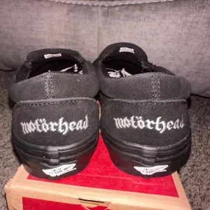 NWOT Vans Motörhead Black Slip-On Shoes size 8