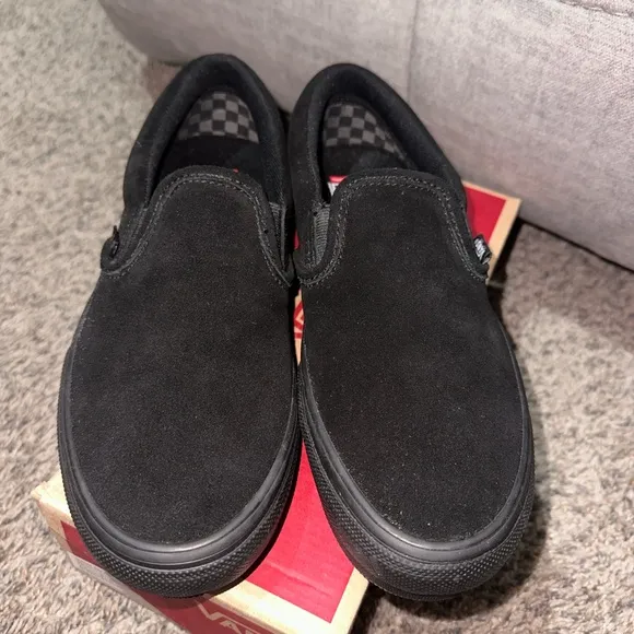 NWOT Vans Motörhead Black Slip-On Shoes size 8