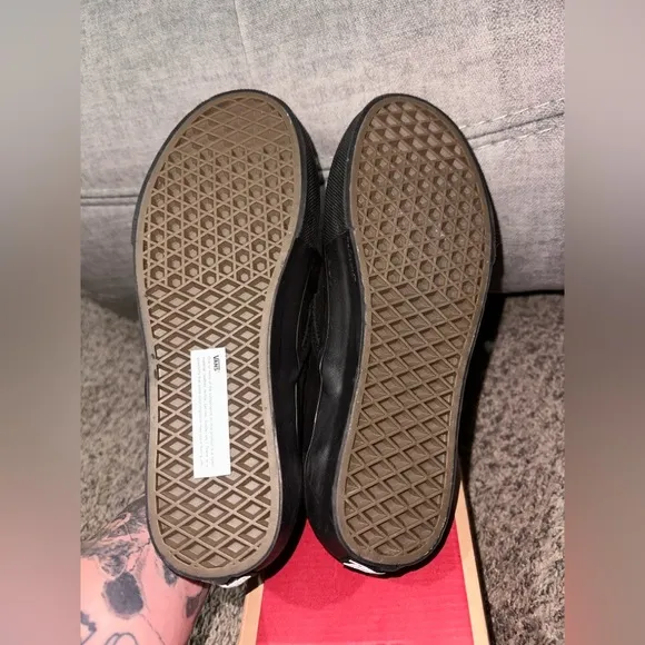 NWOT Vans Motörhead Black Slip-On Shoes size 8