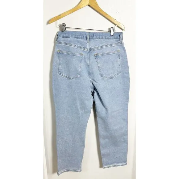NWT Abercrombie &amp; Fitch The Ankle Straight Ultra High Rise Jeans sz 31/12s