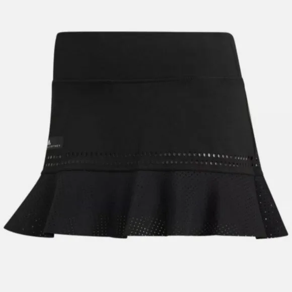 NWT Adidas Stella McCartney Tennis Skirt Skort Black w/ shorts XS