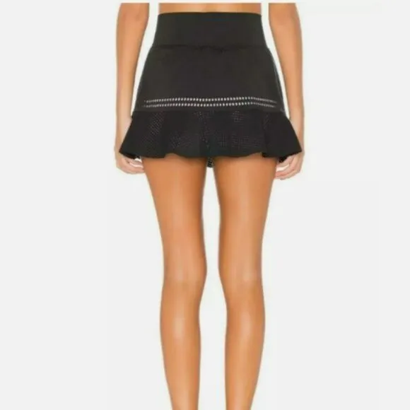 NWT Adidas Stella McCartney Tennis Skirt Skort Black w/ shorts XS