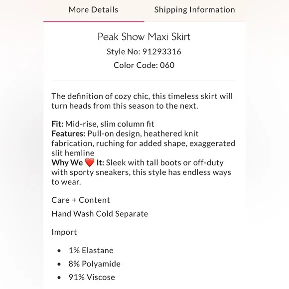 NWT Free People Peak Show Maxi Skirt Size Medium Earth Red Combo