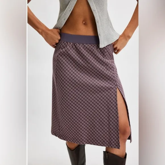 NWT Free People Retired Winsor Midi Skirt