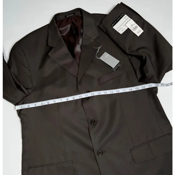 NWT Geoffrey Beene Brown Blazer Size 44R RN 99641