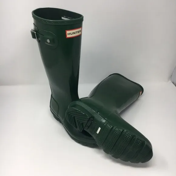 NWT Hunter Original Short Gloss Rain Boots Sz4!