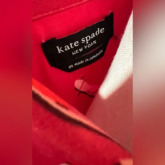 NWT Kate Spade Pajama Set- Red w/ Shoes- Size Medium