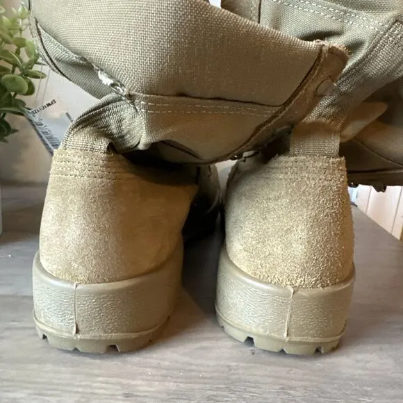 NWT McRae Industrial Men’s Tan Suede Combat Boots Size 13 R - NWT, Hot Weather