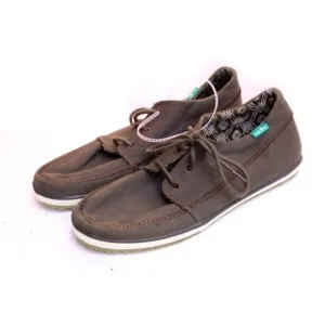NWT sanuk neakers shoes casual canvas MENS lace up sz 7