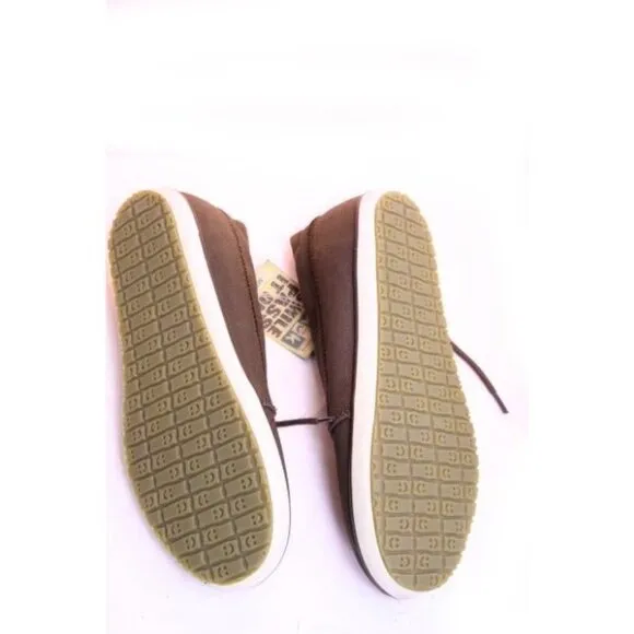 NWT sanuk neakers shoes casual canvas MENS lace up sz 7
