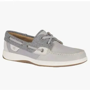 NWT Sperry Women’s Grey Leather Boat Shoes