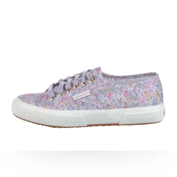 NWT! Superga X LOVESHACKFANCY Floral Canvas Sneakers, sz 4.5