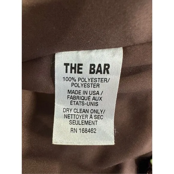 NWT The Bar Grayson Gown in Hot Chocolate Sz US4 $598