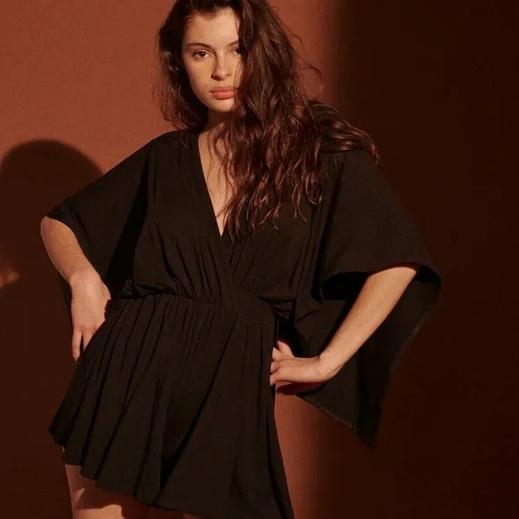 NWT! The Kooples Modern Black Kimono