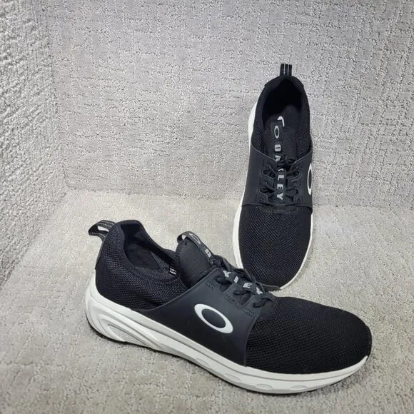 Oakley Dry OS Men's Size US 11 Black White Mesh Sneakers Shoes FOF100542