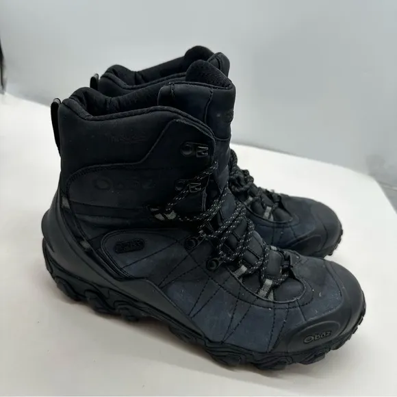 Oboz Bridger Mid Mens 9 B-Dry Hiking Boots Shoes Ankle Leather Trail Trekking