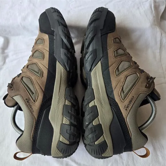 Oboz Sawtooth X Low Mens B-Dry Waterproof Leather Hiking Shoes Brown Size 8 Wide