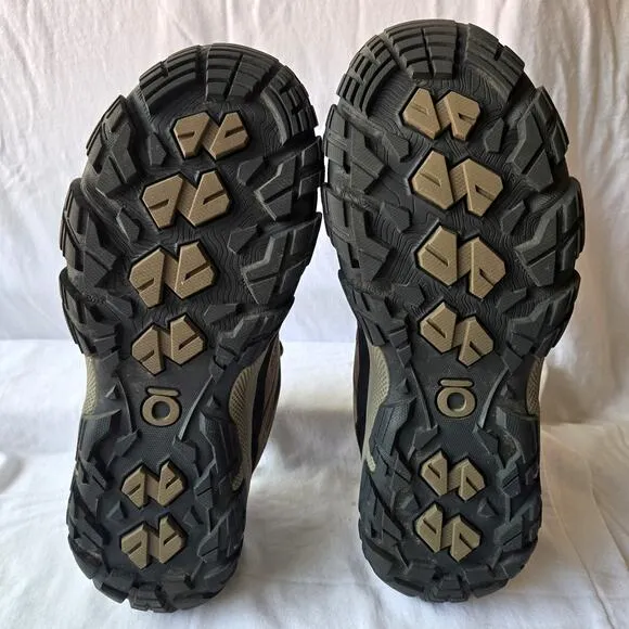 Oboz Sawtooth X Low Mens B-Dry Waterproof Leather Hiking Shoes Brown Size 8 Wide
