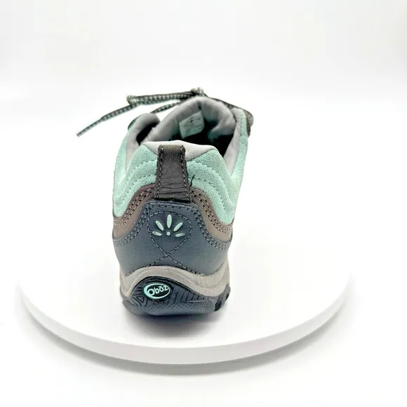 Oboz Women's Sapphire Low B-Dry Waterproof Hiking Shoes Size 6.5 Gray Blue