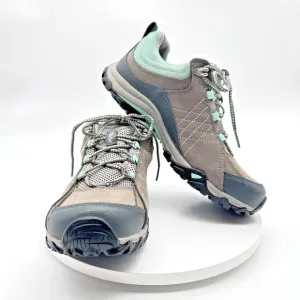 Oboz Women's Sapphire Low B-Dry Waterproof Hiking Shoes Size 6.5 Gray Blue