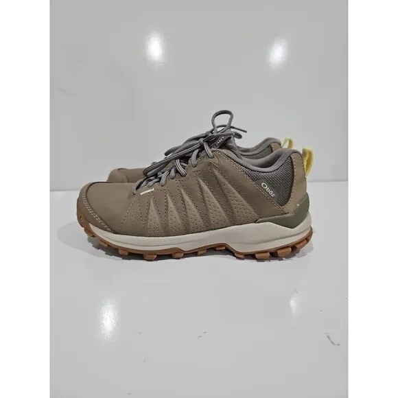 Oboz Womens Sypes Low Leather B-Dry Hiking Shoes Sneakers Size 6.5 US