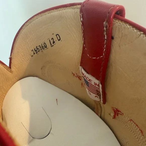 Olathe Cowboy Boots - Custom SHINER BEER branded boots.