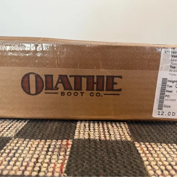 Olathe Cowboy Boots - Custom SHINER BEER branded boots.