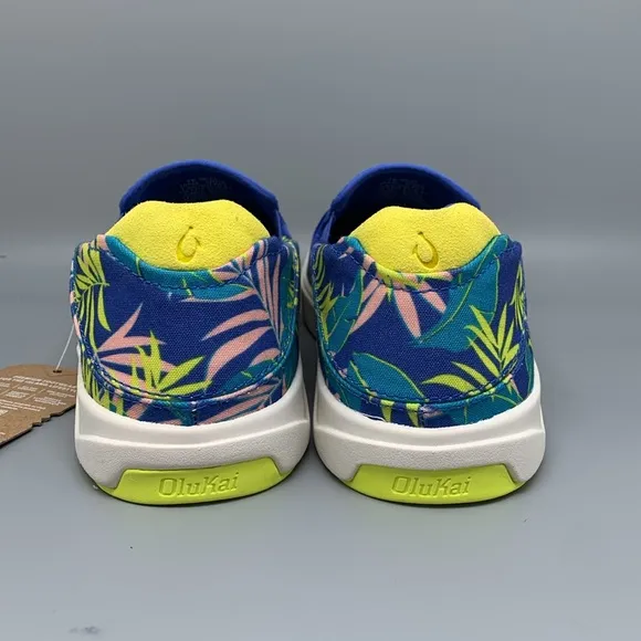 Olukai Lae'ahi Pa'l Floral Slip-On Shoes Men's Sz 10 EU43