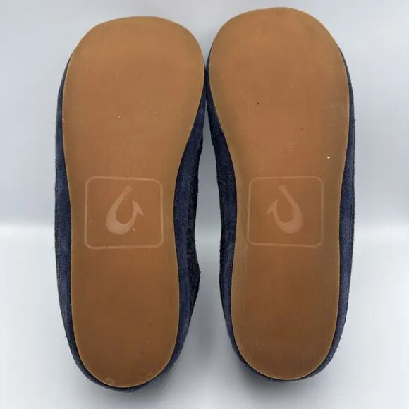 Olukai Moloa Hulu Slip On Casual Slippers Shoes Gray Men’s Size 13 M