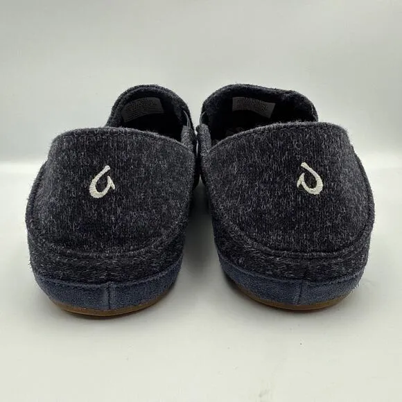 Olukai Moloa Hulu Slip On Casual Slippers Shoes Gray Men’s Size 13 M