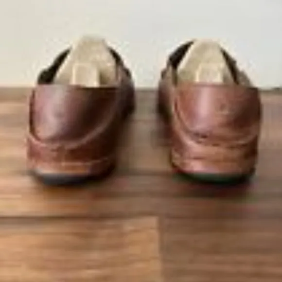 OluKai Moloa Mens Slip On Shoes Ray Toffee (?) Leather Size US M10 Comfort