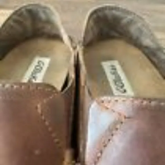 OluKai Moloa Mens Slip On Shoes Ray Toffee (?) Leather Size US M10 Comfort