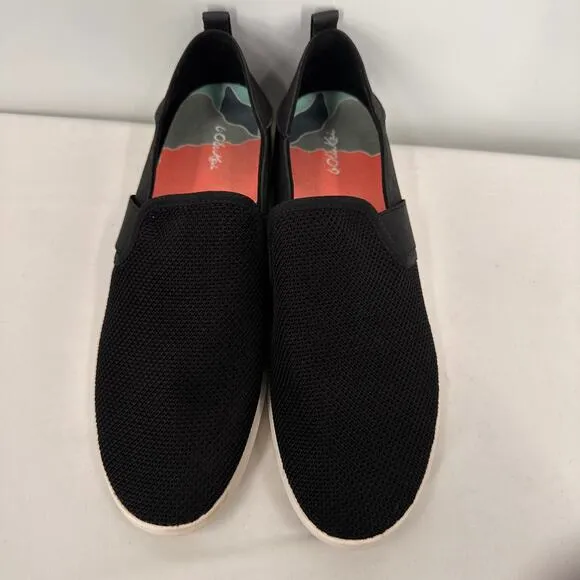 Olukai Women's Black Hale'iwa Slip On Shoes Size 11
